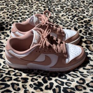 Nike Women’s Low-Top Sneakers - Blush Pink & White
